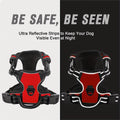 No Pull Dog Harness Front Clip Heavy Duty Reflective Easy Control Handle for Large Dog Walking